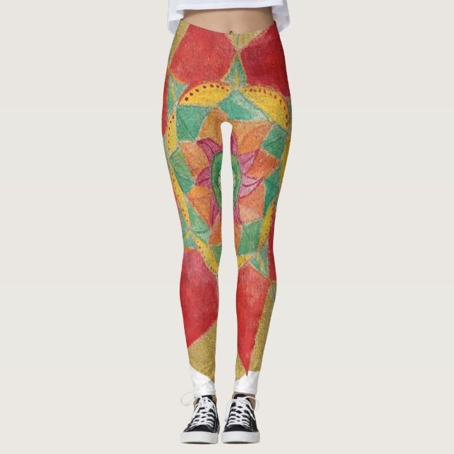 Leggings personnalisés Mandala (Devant)