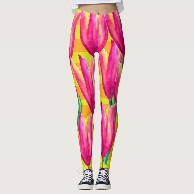 Leggings personnalisés Spring Power (Devant)