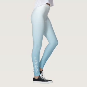 Leggings Personnel gradient ombre angel blue