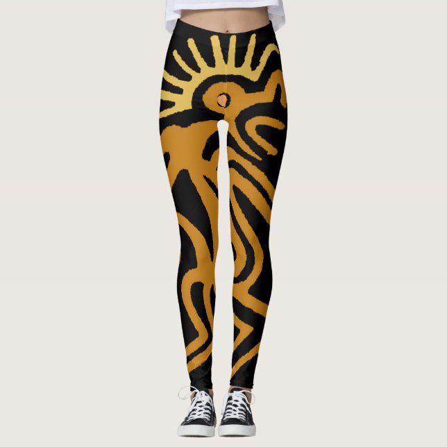 Leggings péruviens décontractés (Devant)
