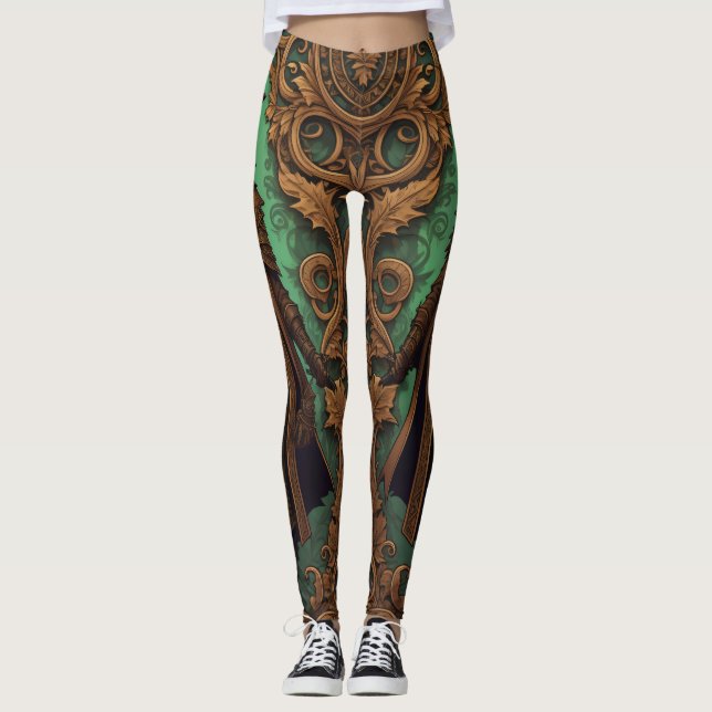 Leggings Peste gothique Docteur SCP-049 Halloween Steampunk (Devant)