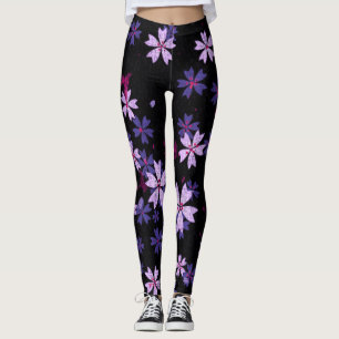 Leggings Pétales de fleurs Abstraites