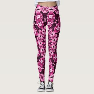 Leggings Pétales roses Jambes d'amour Zen