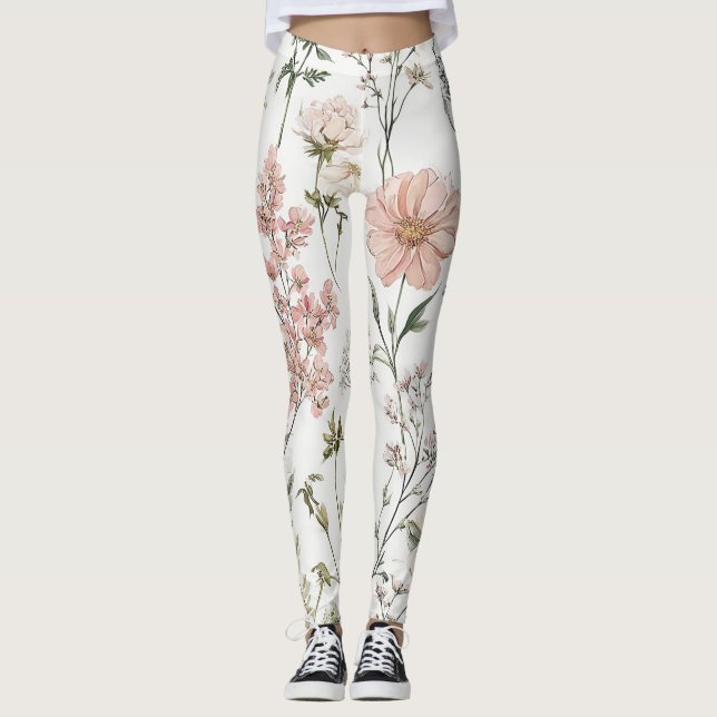 Leggings Pétales Sérènes (Devant)