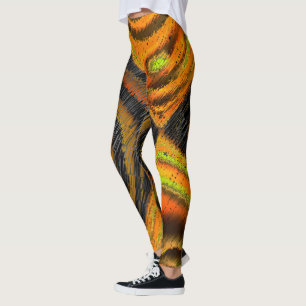 Leggings Petite mosaïque jaunâtre abîmée et déformée