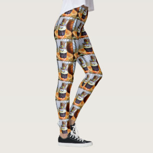 Leggings Petits gâteaux de pèlerin d'art de bruit