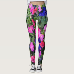 Leggings Petunia multicolores