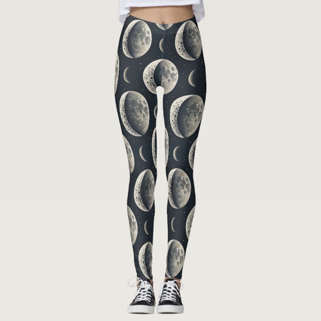 Leggings Phase Lunaire Céleste (1) (Devant)