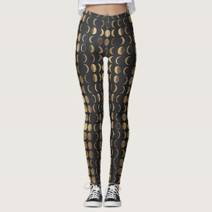 Leggings Phases de la Lune Dorée – Alchimie Céleste