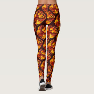 Leggings Phoenix mythologique immortelle Créature
