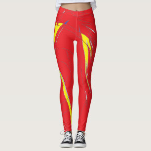 Leggings Phoenix rouge