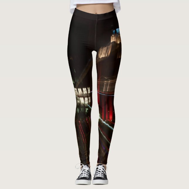 Leggings photo abstraite, building (Devant)