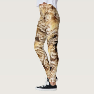 Leggings Photographie de plume de hibou