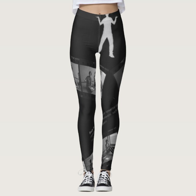 Leggings Photographie du langage corporel (Devant)