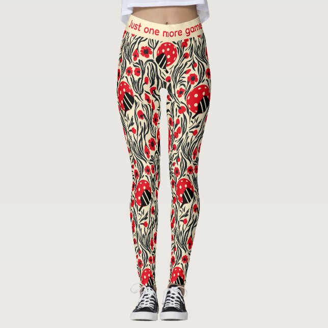 Leggings Pickleball Legs et laissez mourir (Devant)