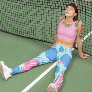 Leggings Pickleball Paddles and Balls