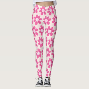 Leggings Pickleball rose Motif mignon et tendance