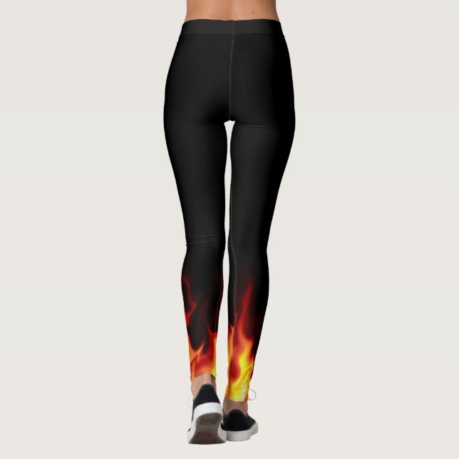 Leggings Pieds sur pattes de feu (Dos)