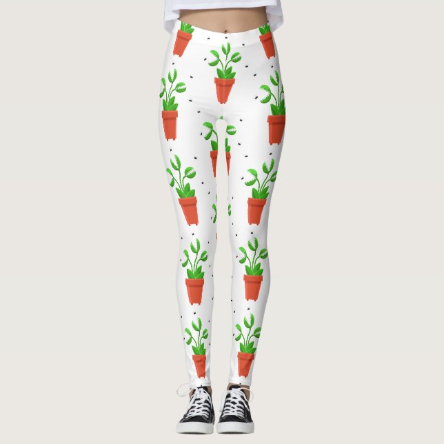 Leggings piège à mouches halloween venus (Devant)