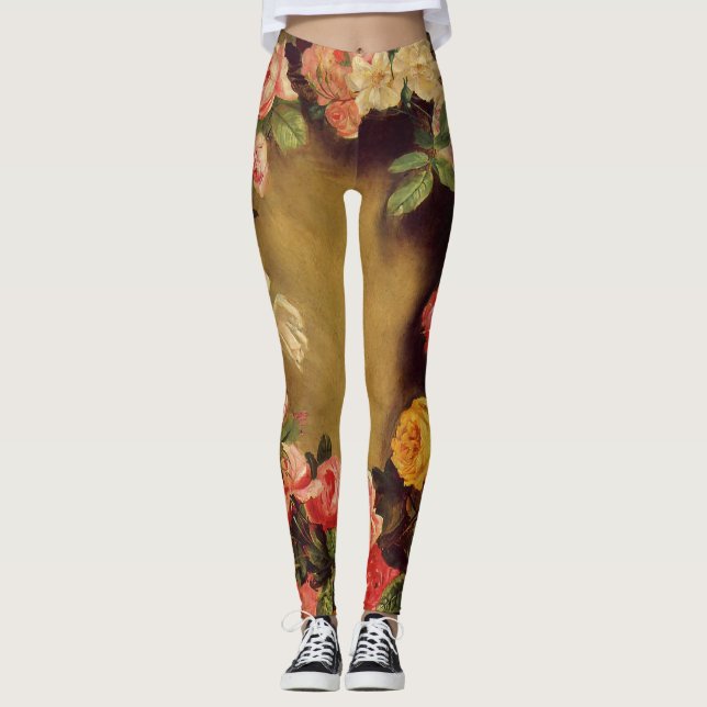 Leggings Pierre-Auguste Renoir - Couronne des Roses (Devant)