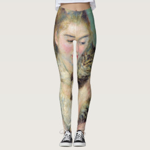Leggings Pierre-Auguste Renoir - Femme avec chat