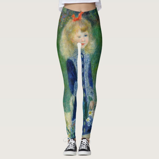 Leggings Pierre-Auguste Renoir - Une fille avec une canne d (Devant)