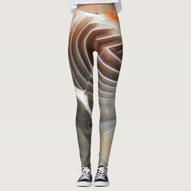Leggings Pierre semi-précieuse texture structure de la pier (Devant)