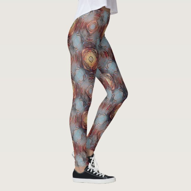 Leggings Pierre texturée Abstrait Motif moderne (Droite)