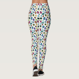 Leggings Pierres à gemmes partout sur les légendes imprim