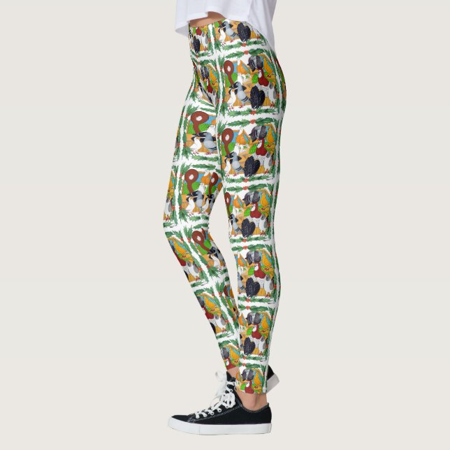 Leggings Pigeons de Christmas (Gauche)