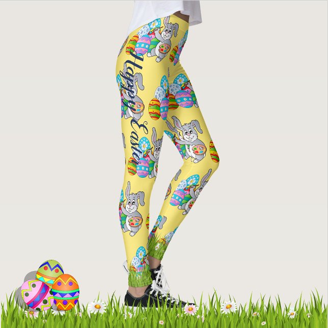 Leggings Pignon de PÂQUES Oeuf Lapin Yoga Pantalon Filles f (Créateur téléchargé)