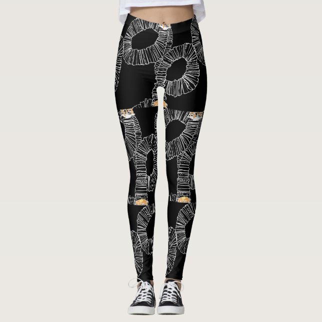 Leggings Pile de crêpes pas si courte (Devant)