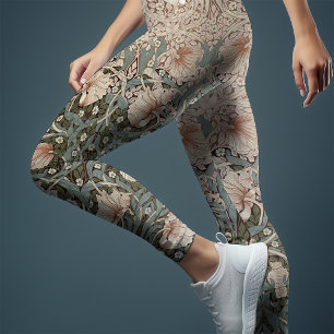 Leggings Pimpernel bicolore rose et bleu Turquoise Morris