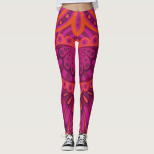 Leggings Pinkoinko - Paisley à plumes