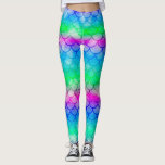 Leggings Pistes de sirènes chatoyantes<br><div class="desc">Scales de sirènes chatoyantes</div>