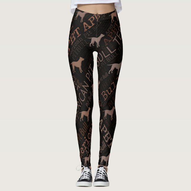 Leggings Pitbull Terrier américain (Devant)