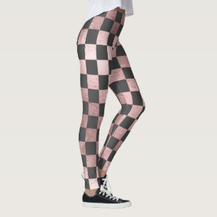 Leggings PixDezines do-it-yourself couleur/Faux Rose or/À d