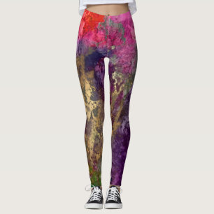 Leggings PixDezines Galaxie Abstraite / Énergie cosmique