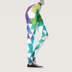 Leggings PixDezines géométriques/triangles