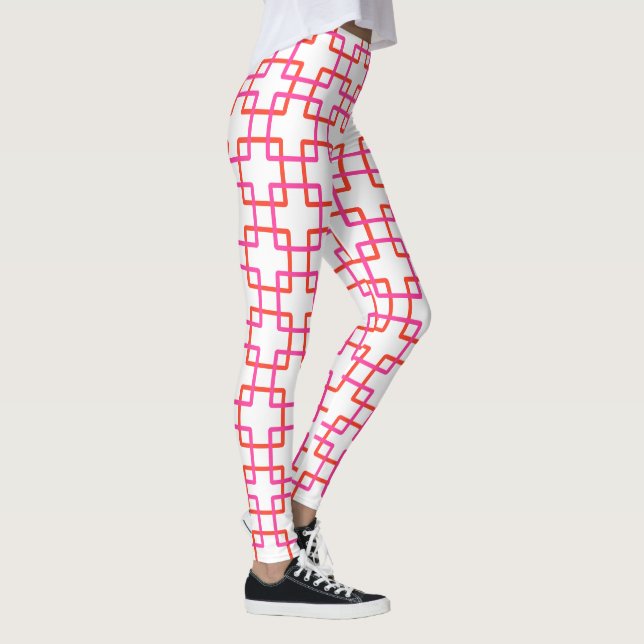 Leggings PixDezines Techno Dance/Lumières Neon (Droite)