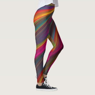 Leggings PixDezines Techno Dance/Lumières Neon