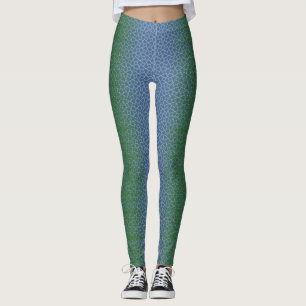 Leggings Pixel motif 01.GRN.bw Lblue BG