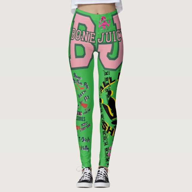 Leggings Plage Bone Juicy Tout Puissant Elle Voler (Devant)