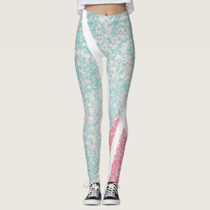 Leggings Plage/côte vagues abstraites