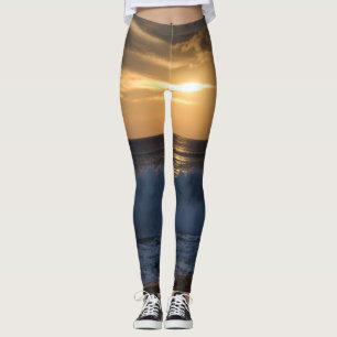 Leggings Plage de Jimbaran au coucher du soleil