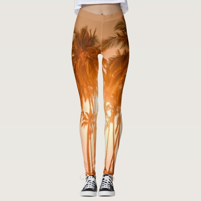 Leggings Plage tropicale : pittoresque vue naturelle (Devant)