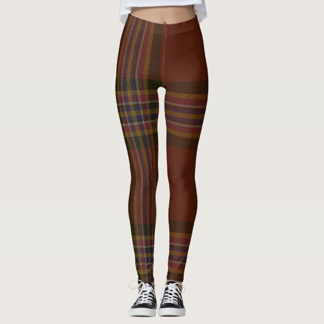 Leggings Plaid de clan de tartan de Conroy (Devant)