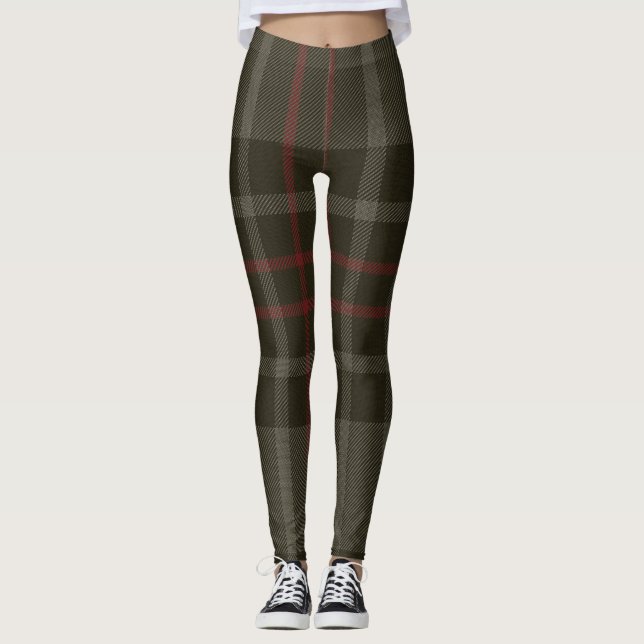 Leggings Plaid de clan de tartan de Flynn (Devant)