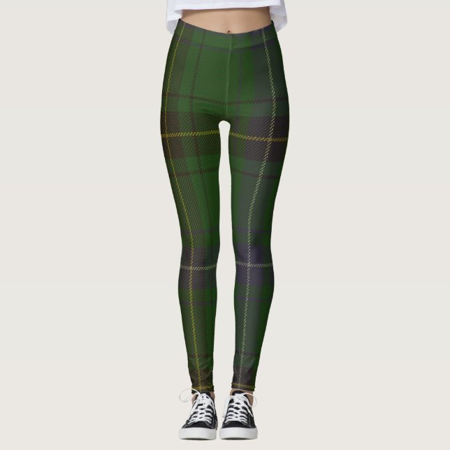 Leggings Plaid de clan de tartan de Henderson (Devant)
