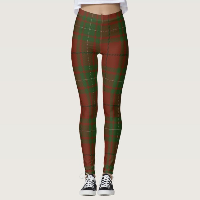 Leggings Plaid de clan de tartan de MacAulay (Devant)
